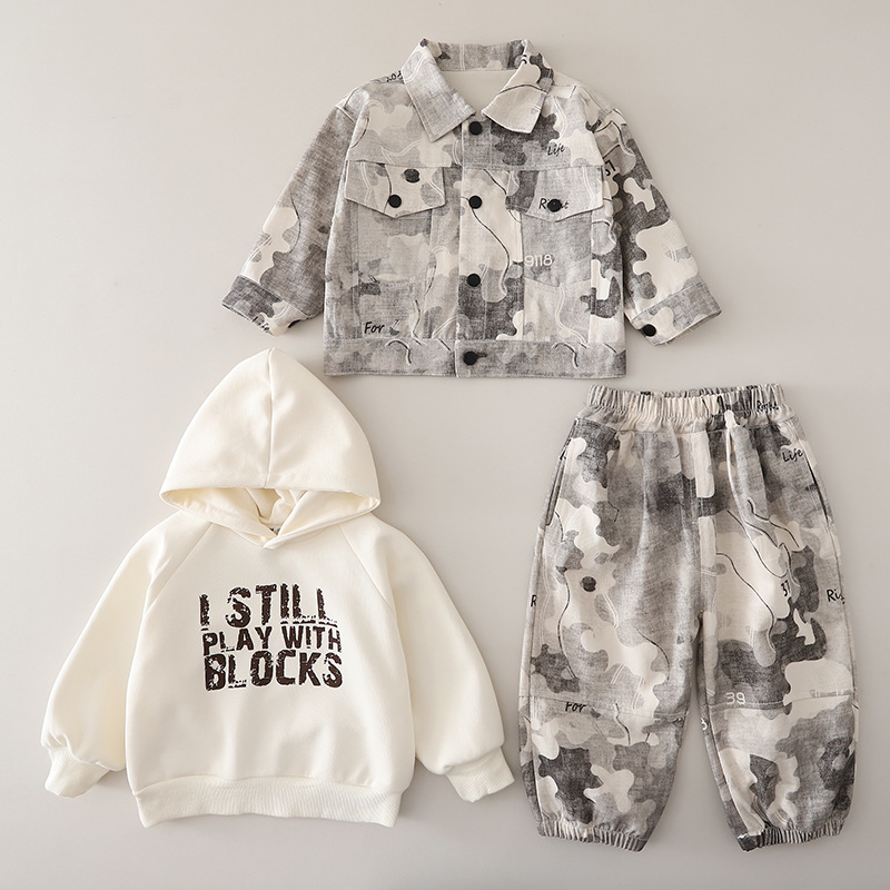 Baby Clothing Drawing - Nuovo Completo Autunnale per Bambini, Giacca