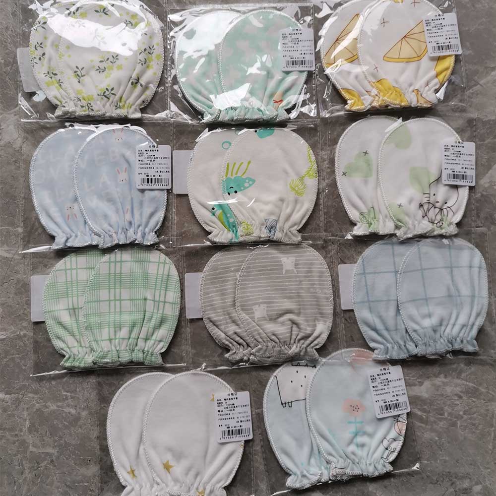Baby Mittens Scratch - 5 paia di guanti antigraffio per