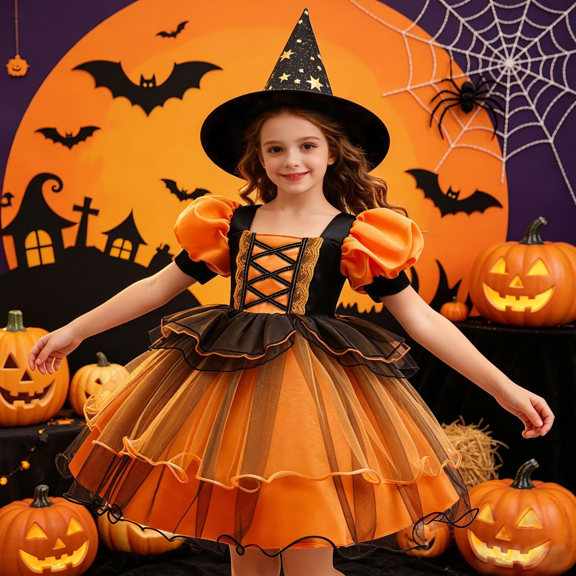 Baby Tutu Skirt - Costume da Strega di Halloween per
