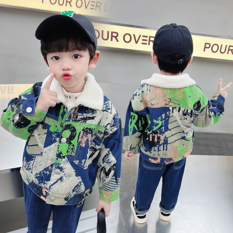 Baby Clothing Drawing - Cappotto Parka per giacca di jeans