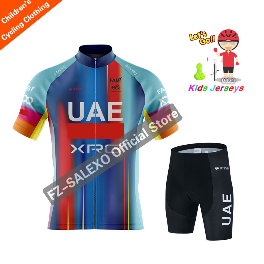 Baby Clothing Uae - Nuovo Set Maglia Ciclismo Bambino/e UAE