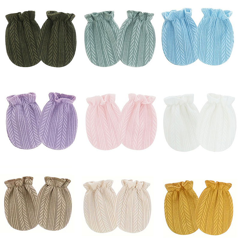 Baby Mittens Scratch - 6 paia/lotto Guanti per neonati Guanti