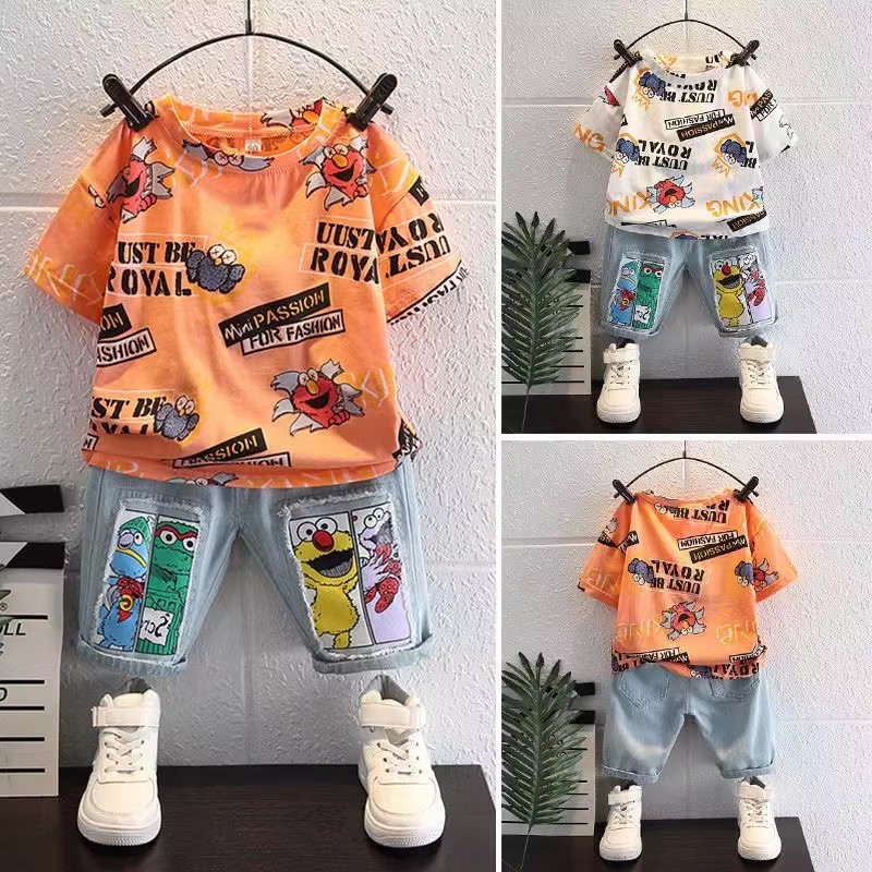 T-shirt in cotone a maniche co - Baby Clothing Drawing recensione e prezzo