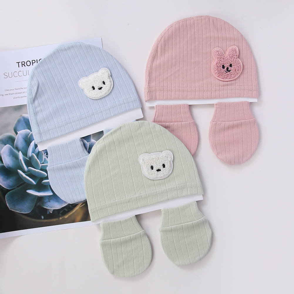 3 Pz/set Cotone Neonato Cappel - Baby Mittens Scratch recensione e prezzo