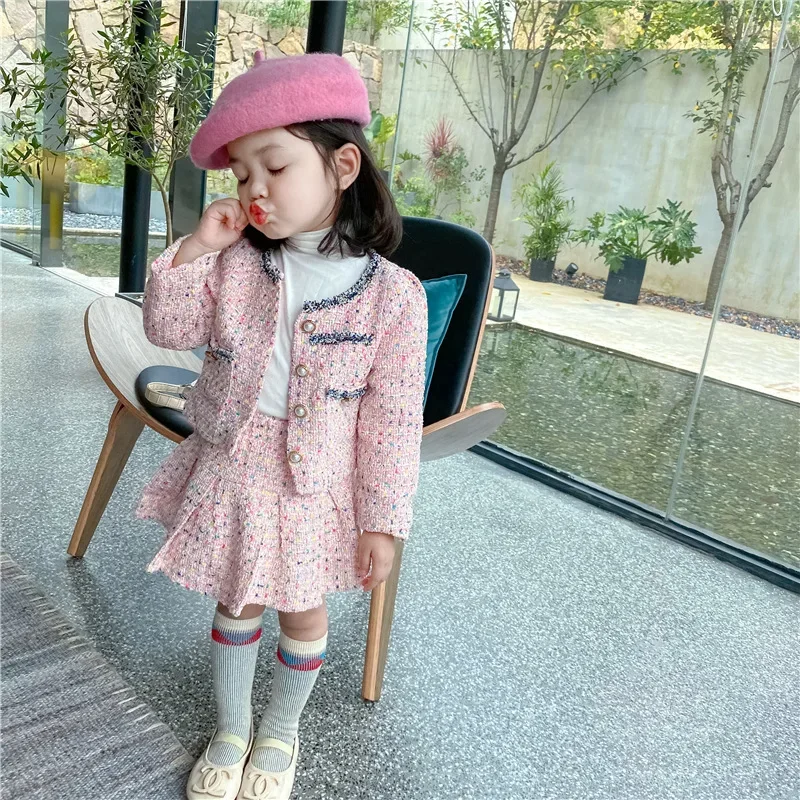 Set di tweed per ragazze Vesti - Baby Clothing Boutique recensione e prezzo