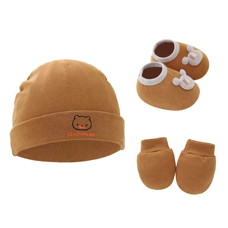 3 Pz/set Cappello Neonato Guan - Baby Mittens Scratch recensione e prezzo