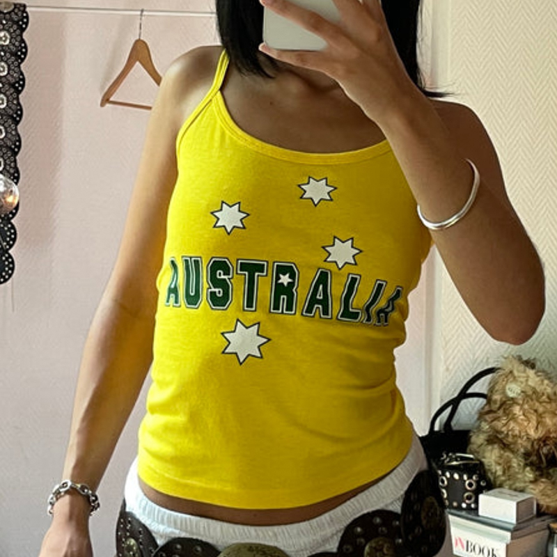 Vestiti Y2k stampati gialli Vi - Baby Yellow Clothing Women recensione e prezzo
