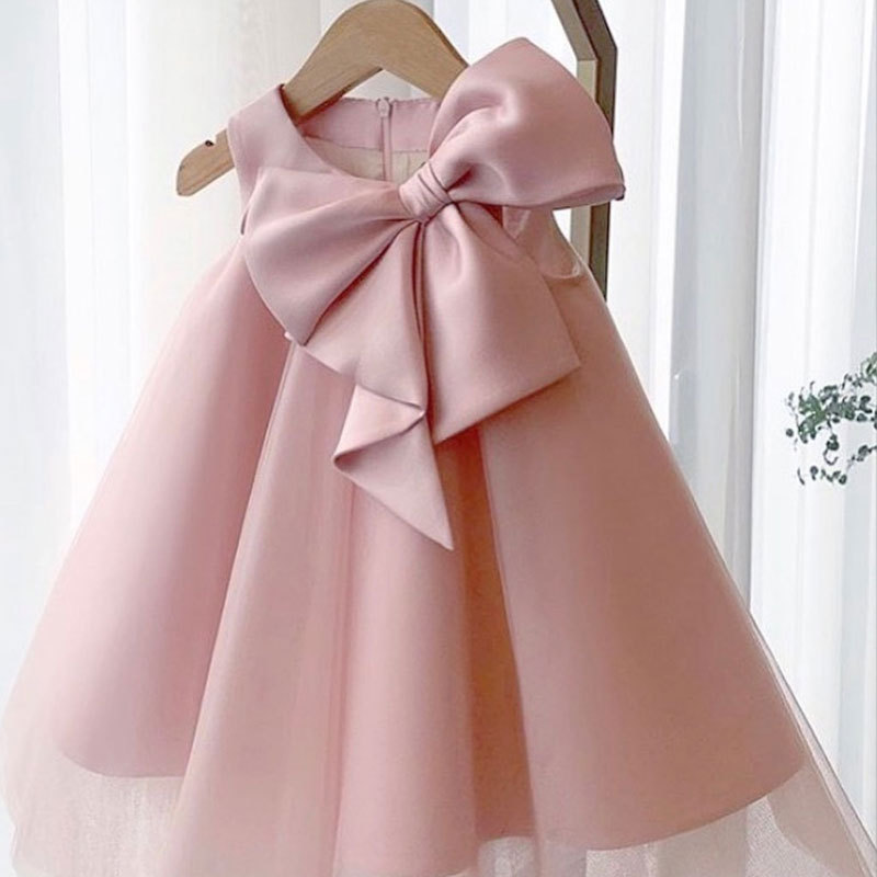 Summer Big Bow Baby Girl Dress - Baby Clothing Essentials recensione e prezzo