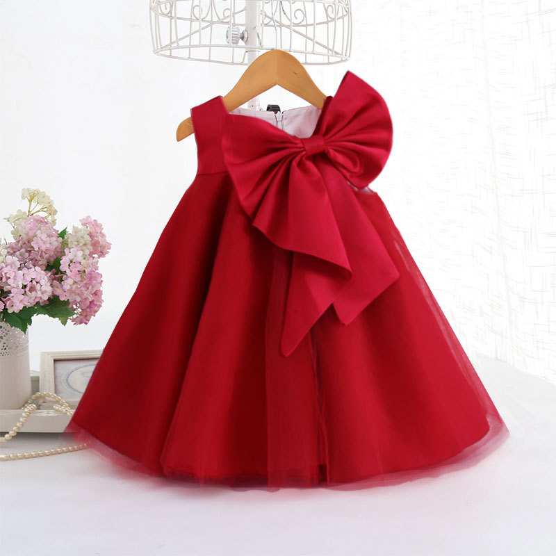 Summer Big Bow Baby Girl Dress - Baby Clothing Essentials recensione e prezzo
