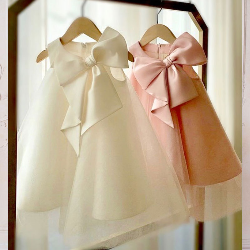 Summer Big Bow Baby Girl Dress - Baby Clothing Essentials recensione e prezzo