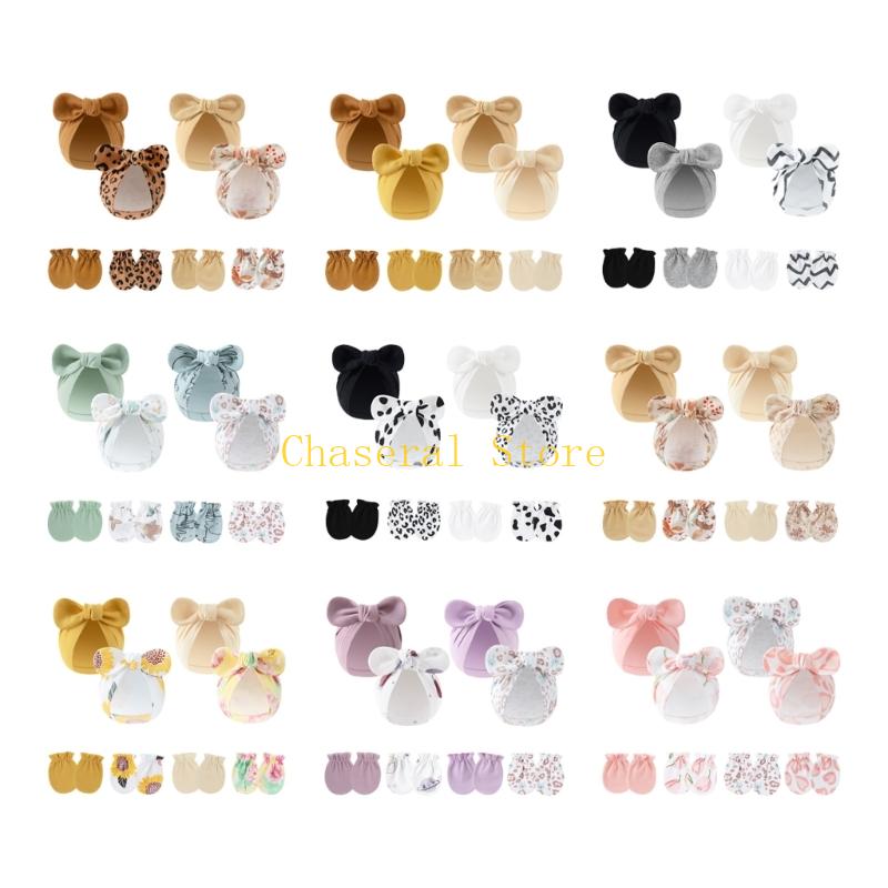 E7CE 4 set cappello da bowknot - Baby Mittens Scratch recensione e prezzo