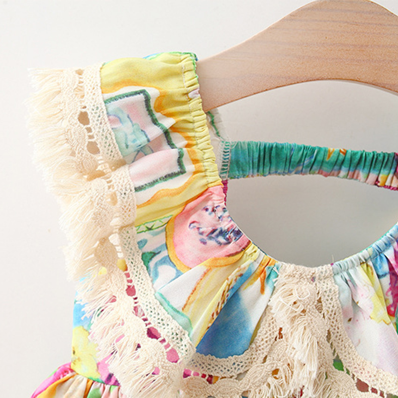 Nuovo vestito estivo per bambi - Baby Clothing Drawing recensione e prezzo