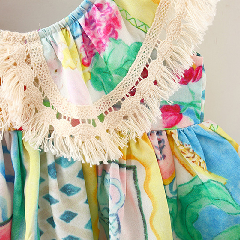 Nuovo vestito estivo per bambi - Baby Clothing Drawing recensione e prezzo
