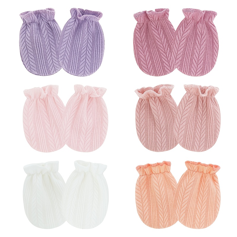 6 paia/lotto Guanti per neonat - Baby Mittens Scratch recensione e prezzo